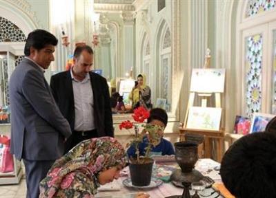 برگزاری نمایشگاه و کارگاه نقاشی بچه ها در گالری موزه آیینه و روشنایی یزد